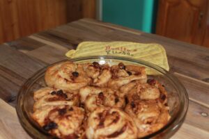 Cinnamon Blueberry Sticky Rolls