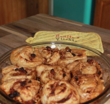 Cinnamon Blueberry Sticky Rolls