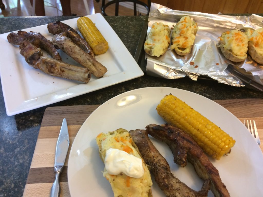 BBQ Ribs and Double Baked Potatoes Bonita's Kitchen