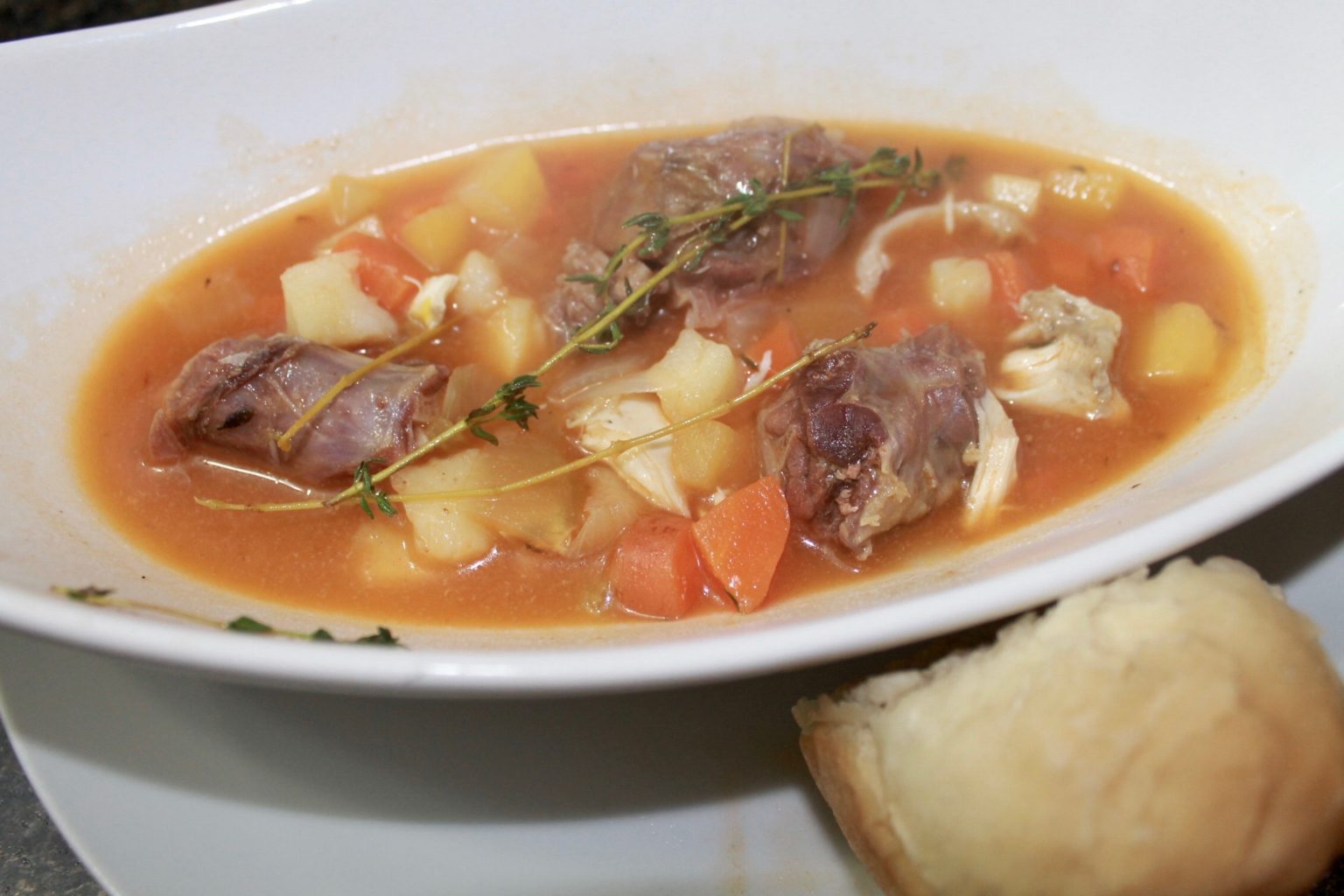 Turkey Neck Soup - Bonita's Kitchen