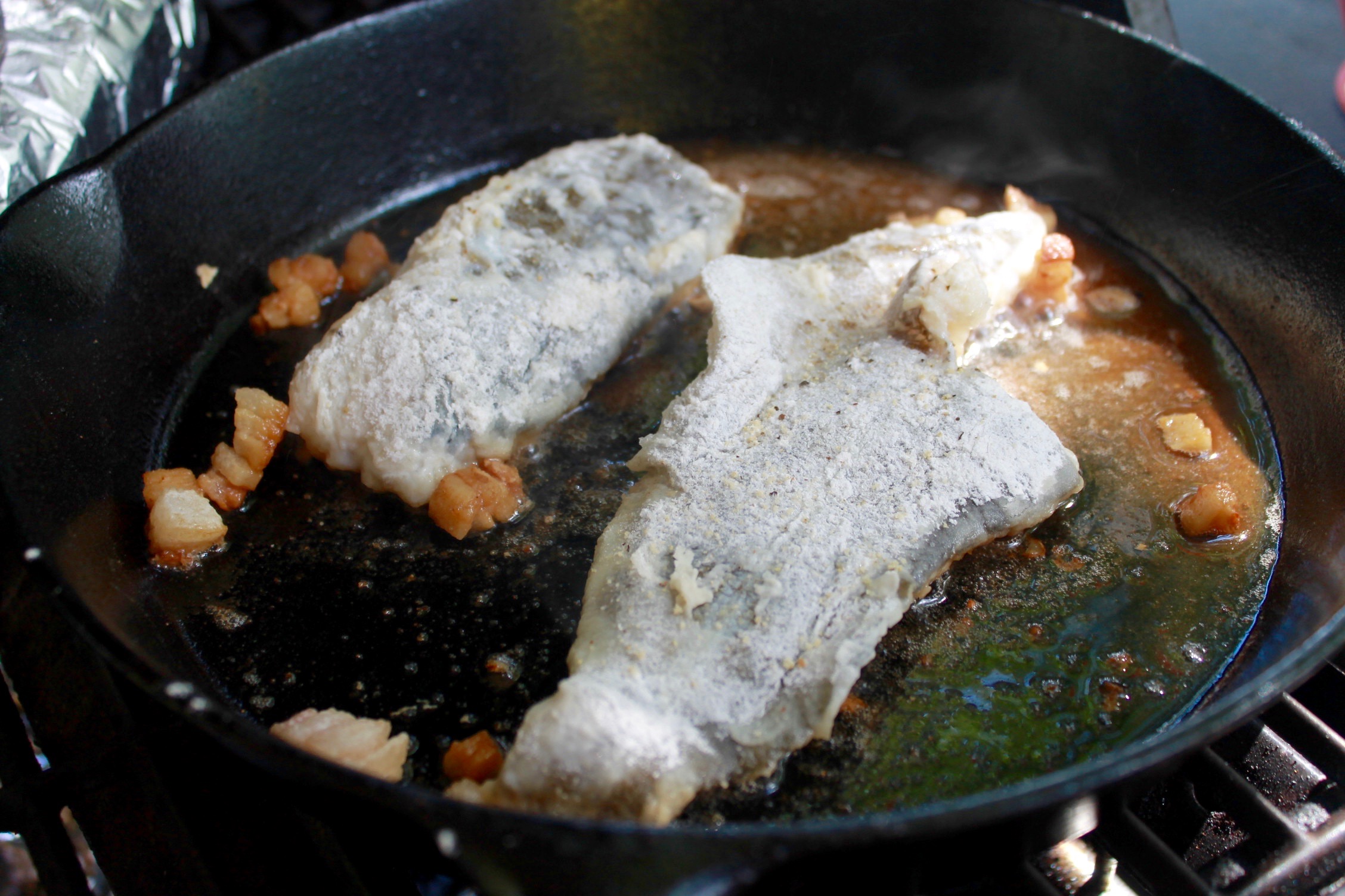 Fish Fry on Outside Grill - Bonita's Kitchen