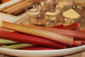 Rhubarb Cinnamon Cake