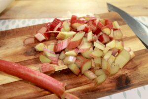 Rhubarb Cinnamon Cake