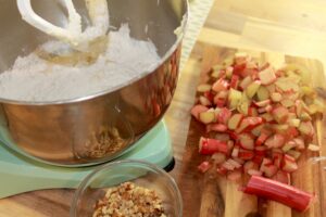 Rhubarb Cinnamon Cake