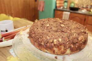 Rhubarb Cinnamon Cake