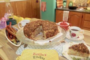 Rhubarb Cinnamon Cake