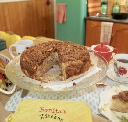 Rhubarb Cinnamon Cake