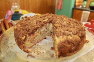 Rhubarb Cinnamon Cake