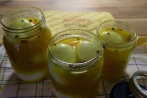 Sweet Mustard Pickled Eggs