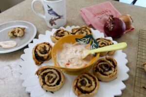 PINWHEEL ONION ROLLS